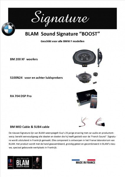 BLAM Sound Signature &quot;BOOST&quot; 