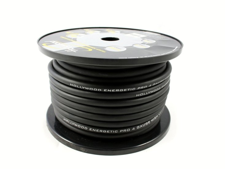 20mm2 Power kabel zwart 